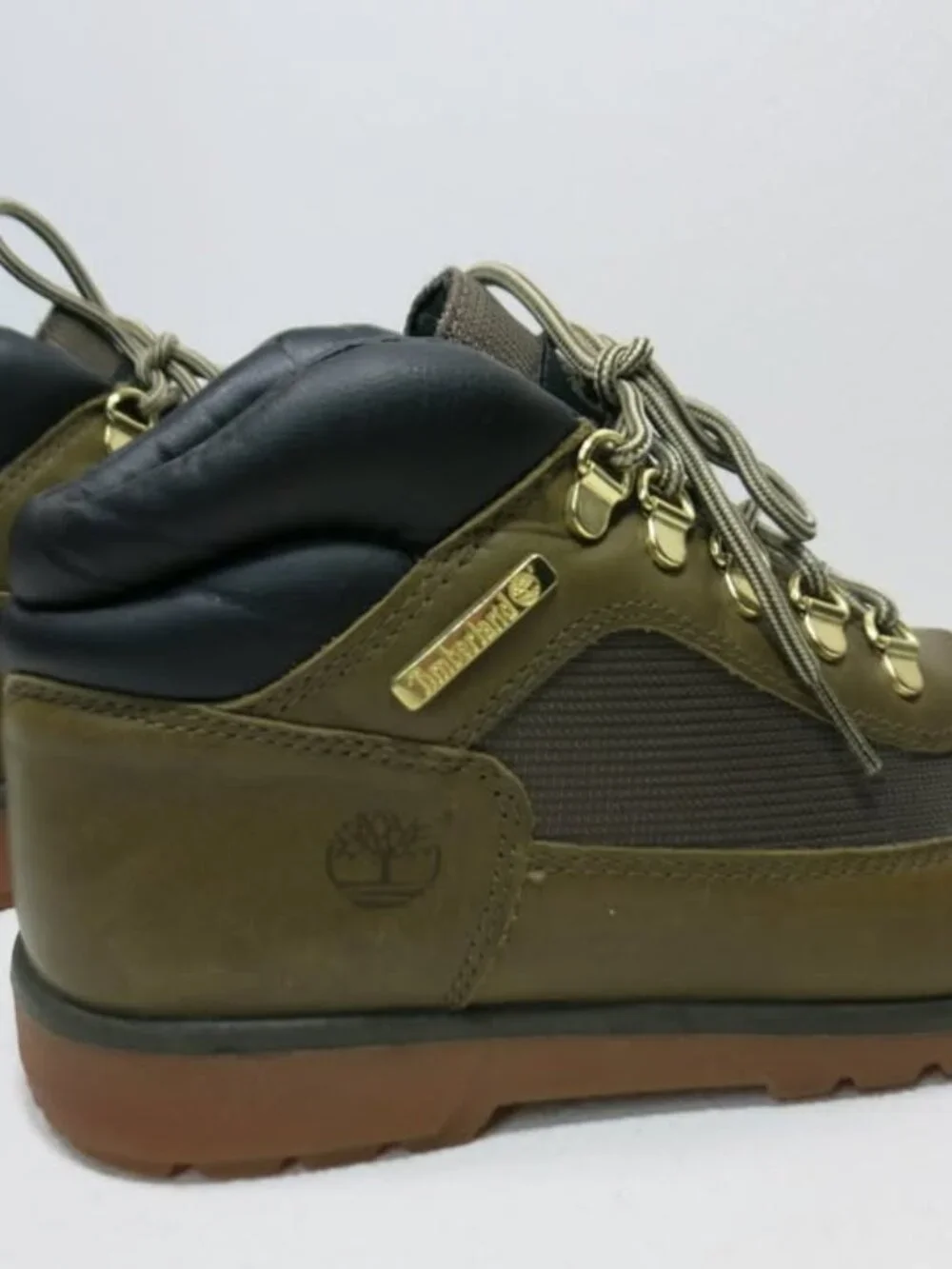 Timberland 38936M 5754 Boy's Leather Canvas Hiking Boots Footwear Shoes 6.5 M